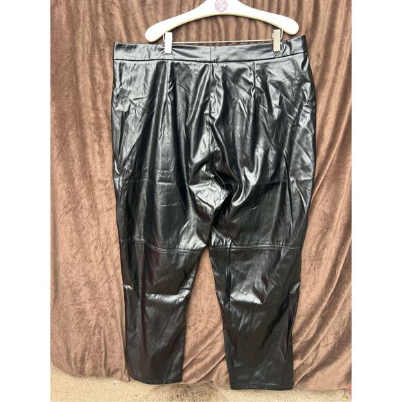 Halston Black Ankle Length Straight Leg Pants Woman’s Size XL NEW MSRP $89 - Picture 13 of 16